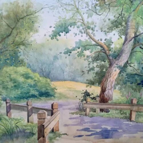 Garden City Park 花园城市公园
Watercolour 水彩
36 x 52 cm
2023