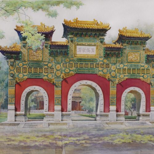 Educating the World  教泽天下
Oil on canvas 布面油画
61 x 76 cm
2011