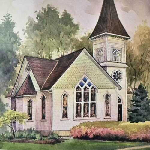 Minoru Chapel 米诺鲁礼拜堂
Watercolour 水彩
52 x 36 cm